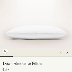 Boll & Branch Down Alternative King Firm Pillows NWOT
